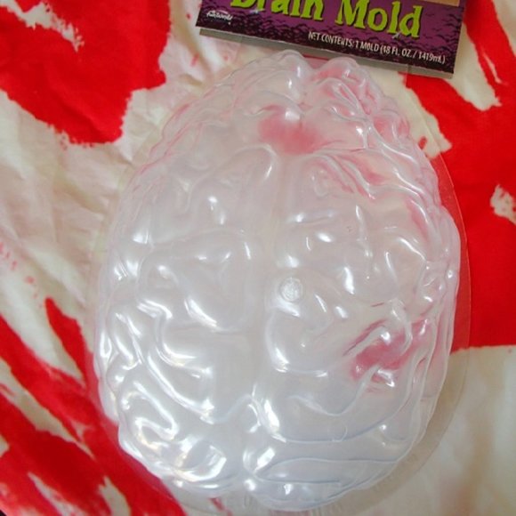 Brains Jello Mold ZOMBIE Frankenstein Halloween Horror Prop NWT Clearanc… - Picture 13 of 13